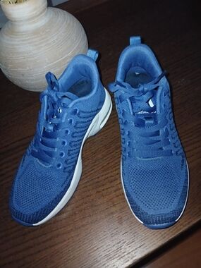 Mishansha Navy Blue Knit Athletic Sneakers
